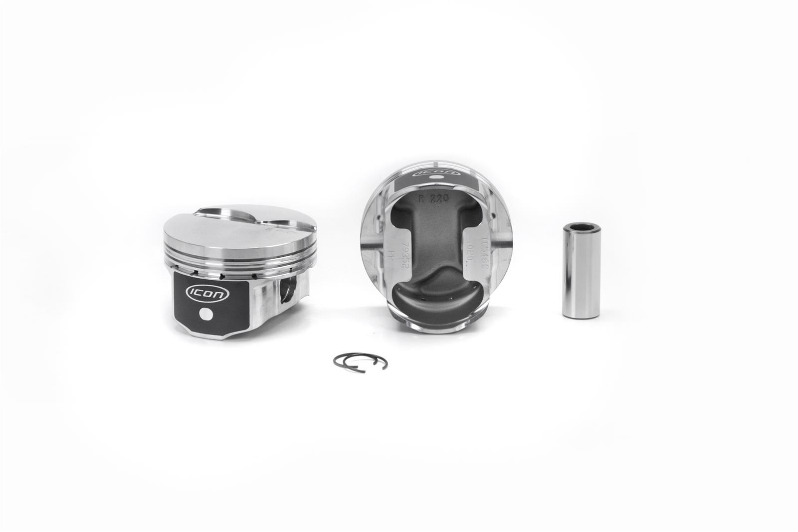 ICON Pistons LS FT Forged Piston Set 3.790 Bore -3.0cc Pistons and Piston Rings Pistons main image