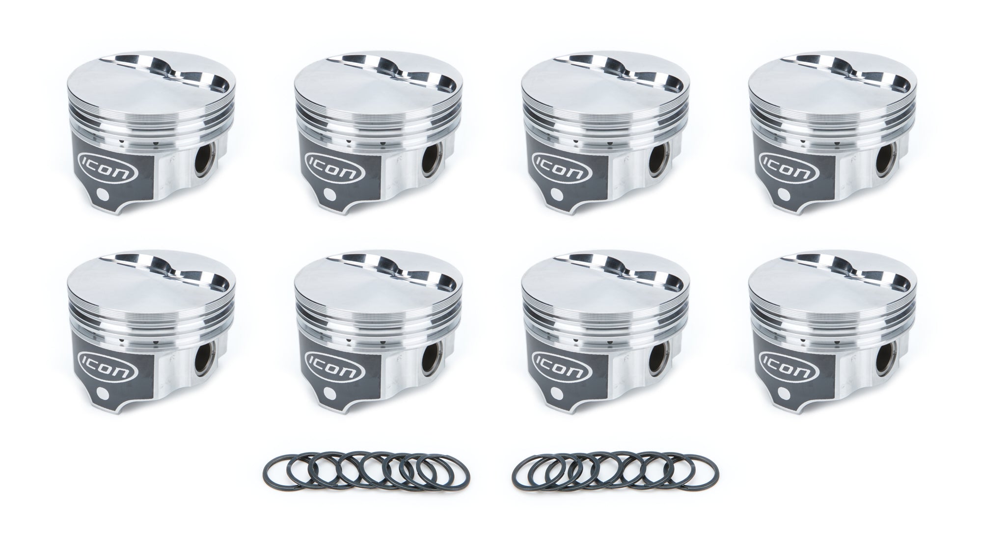 ICON Pistons SBM 360 FT Piston Set 4.060 Bore +5cc Pistons and Piston Rings Pistons main image