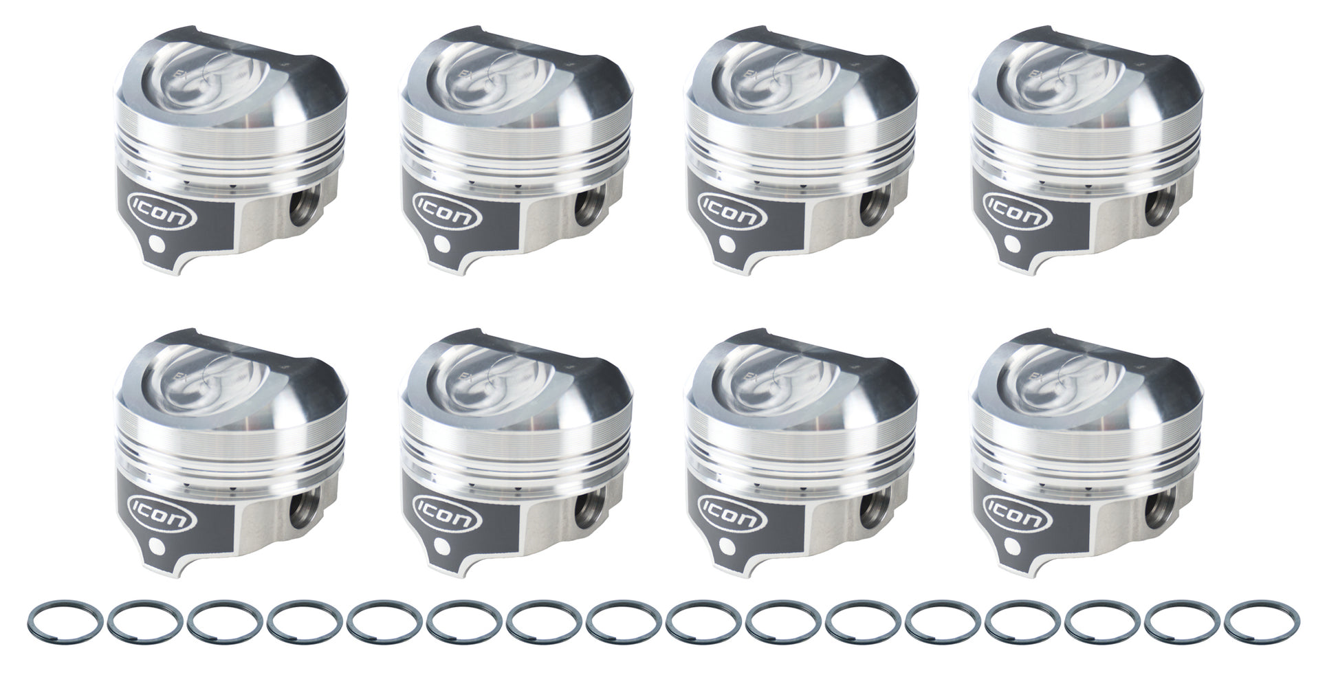 ICON PISTONS Mopar Gen II Hemi Dome Piston Set 4.250 Bore Engines and Components Pistons and Piston Rings main image