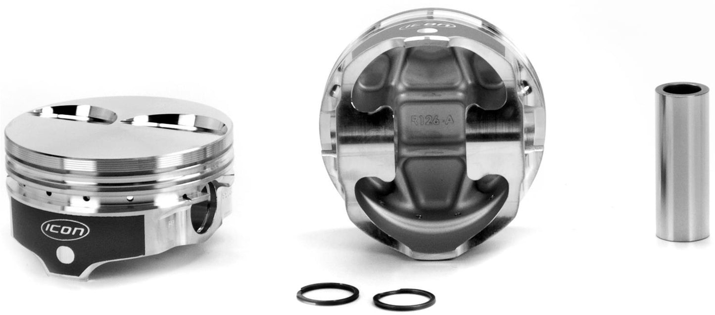 ICON PISTONS Pontiac V8 FT Piston Set 4.185 Bore -4.30cc Engines and Components Pistons and Piston Rings main image