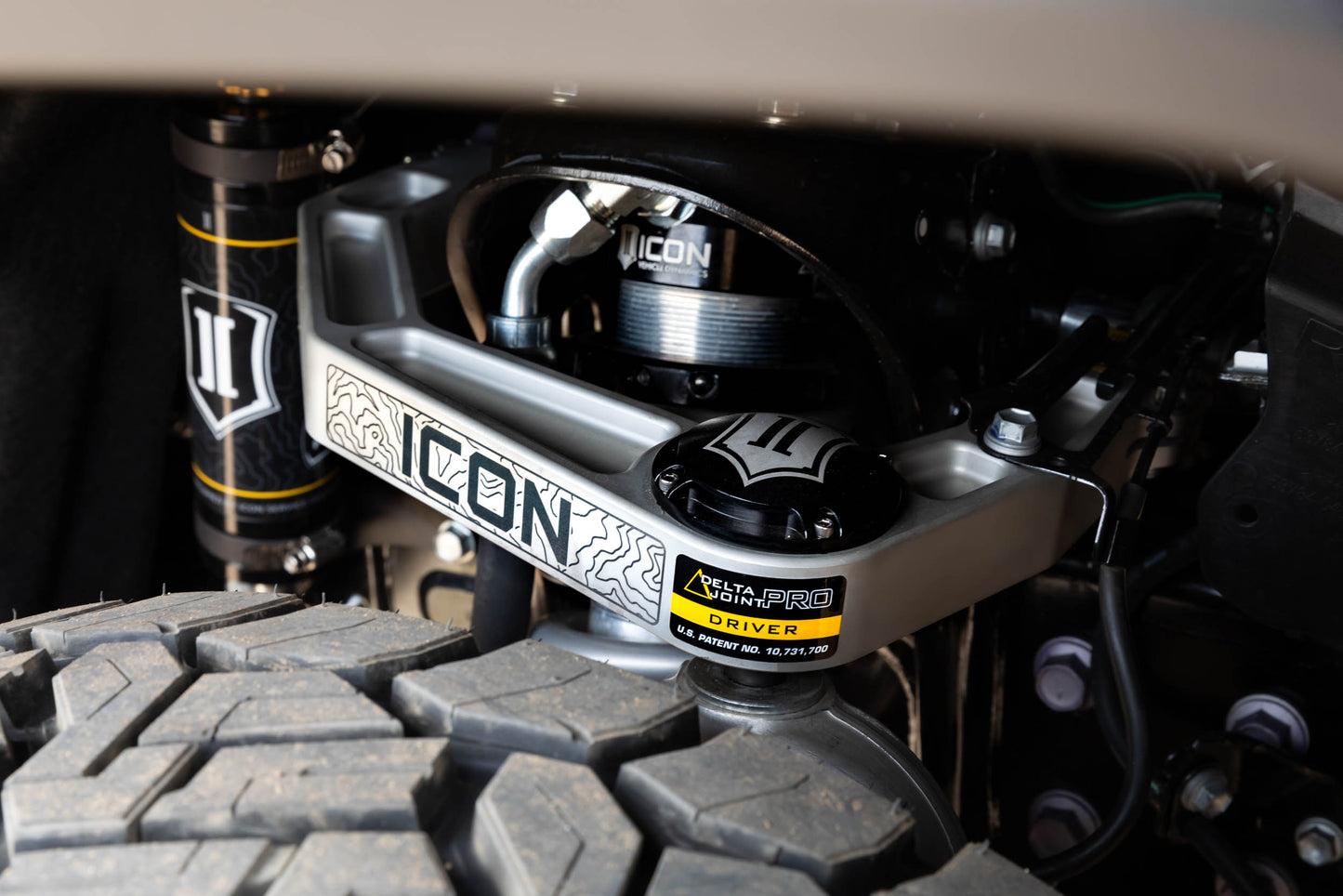 ICON 2024+ Toyota Tacoma 1.25in-3in Stage 4 Suspension System Billet
 K53294