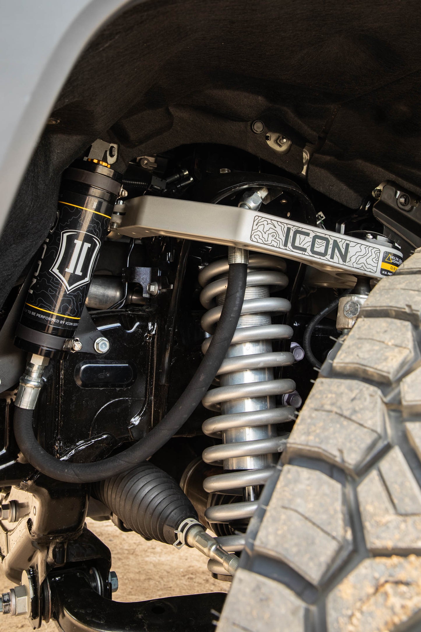 ICON 2024+ Toyota Tacoma 1.25in-3in Stage 4 Suspension System Billet
 K53294