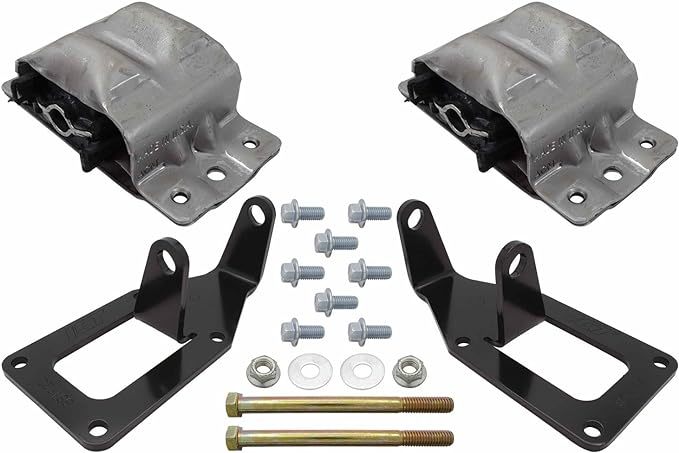 ICT Billet 88-98 Chevy 2WD P/U LT Swap Engine Mount Kit Bushings and Mounts Motor Mounts main image