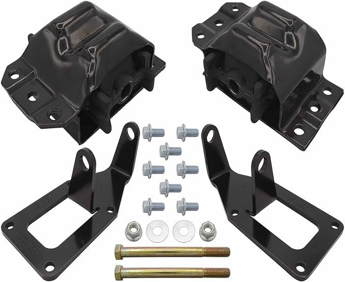 ICT Billet 88-98 Chevy 4WD P/U LT Swap Engine Mount Kit Bushings and Mounts Motor Mounts main image