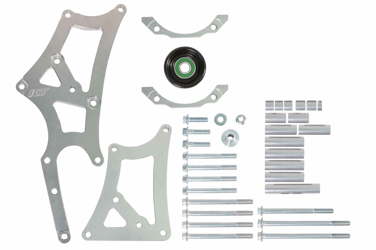 ICT BILLET PS AC LS Swap Bracket 96-98 Vortec HT6 AC Cmp Heating and Cooling Air Conditioning main image