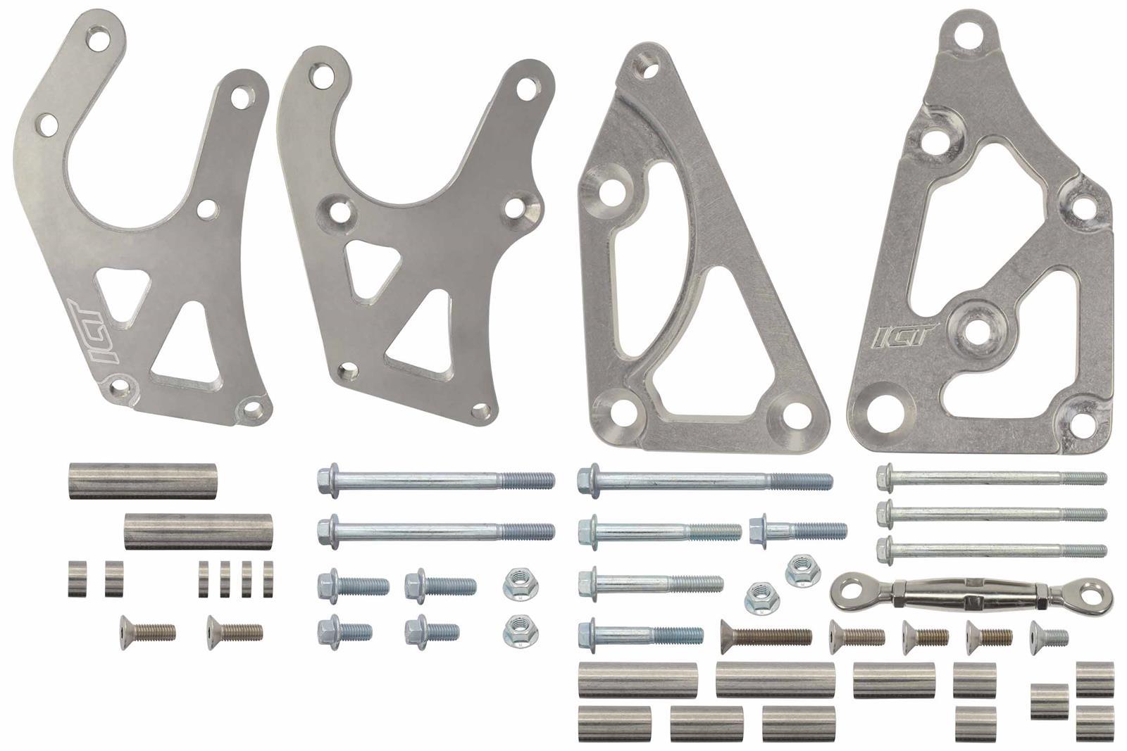 ICT Billet LS Truck Power Steering Pump /Alternator Bracket Charging Systems Alternator Brackets and Components main image