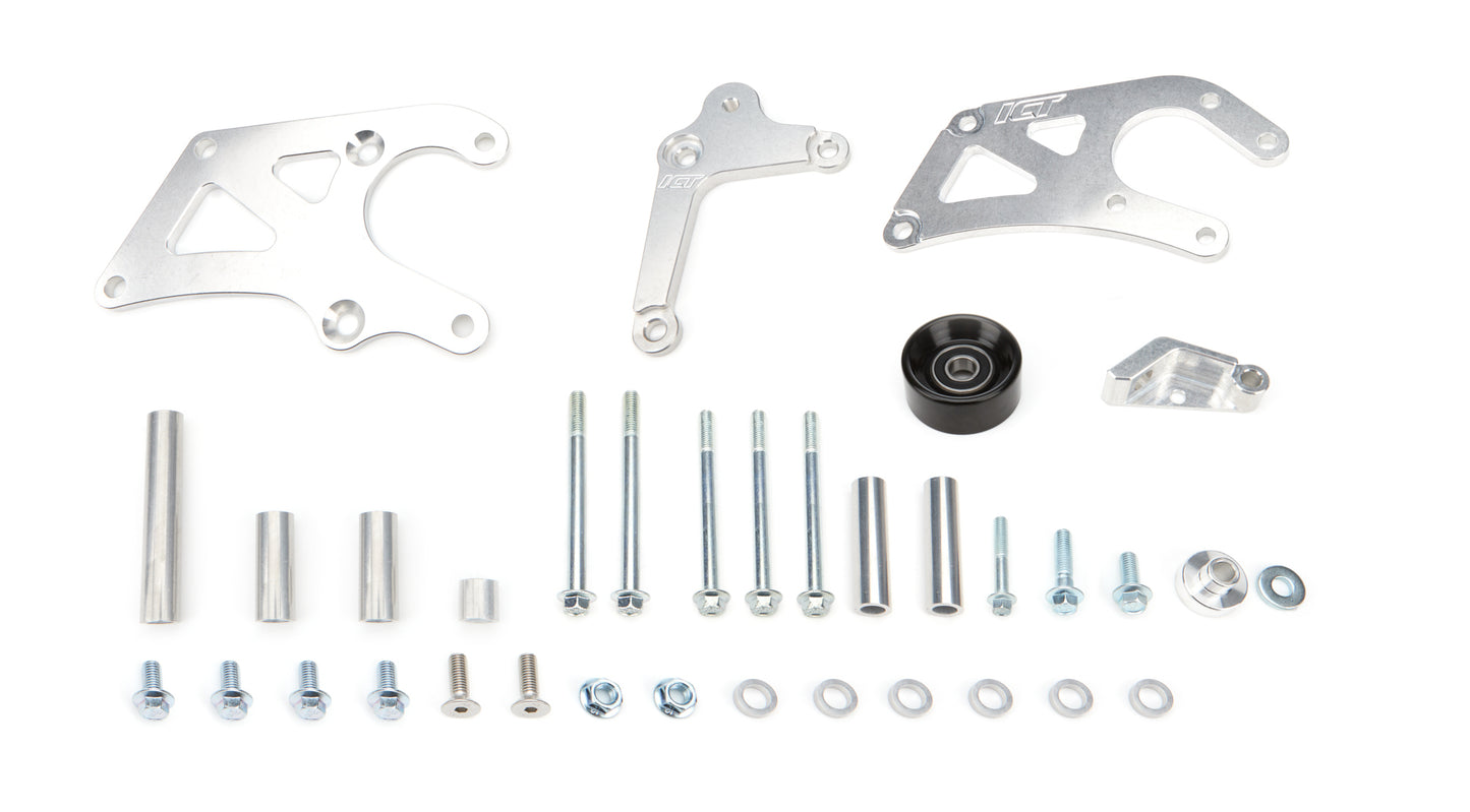 ICT Billet LS Truck Saginaw Power Steering Pump & Alt Charging Systems Alternator Brackets and Components main image