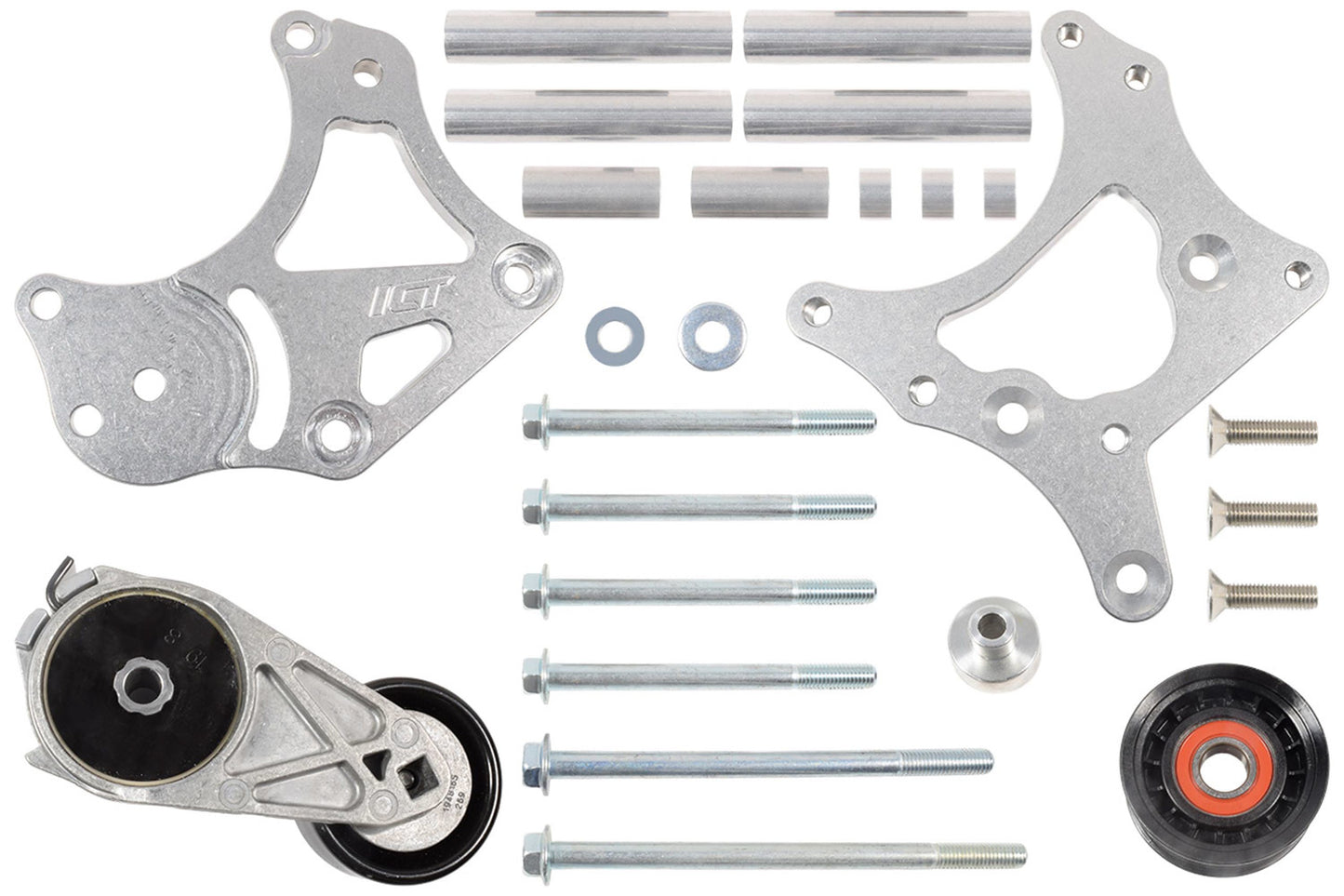 ICT Billet S10 LS Swap Alternator Bracket LS1 LS3 LSX Charging Systems Alternator Brackets and Components main image