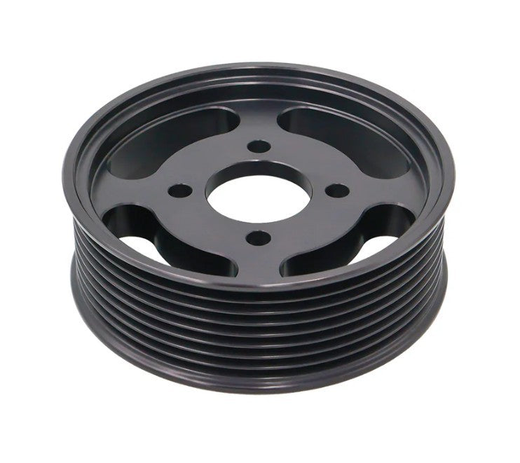 ICT BILLET 8 Rib Pulley Magnuson 2.3L Supercharger 3.90in Engines and Components Belts and Pulleys main image
