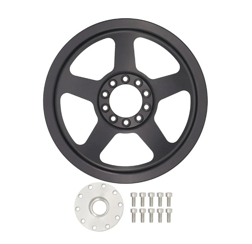ICT BILLET LS Power Steering Pump Pulley and Hub Camaro Engines and Components Belts and Pulleys main image