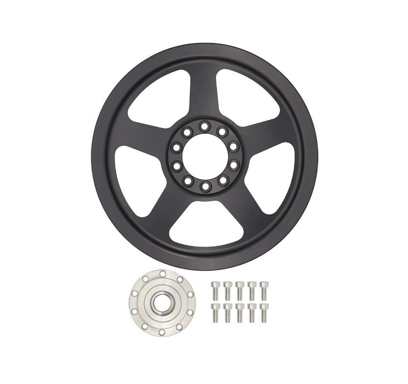 ICT BILLET LS Power Steering Pump Pulley and Hub Camaro Engines and Components Belts and Pulleys main image