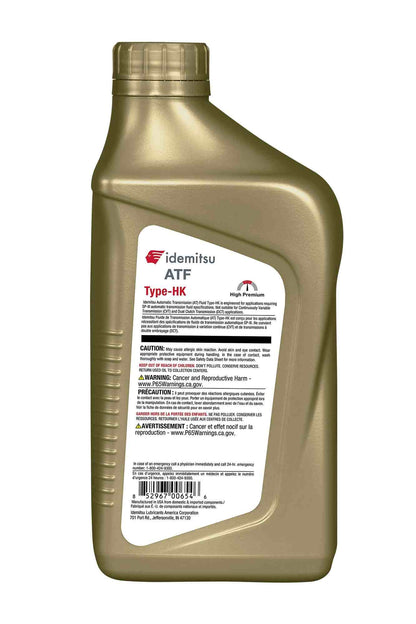 Idemitsu Automatic Transmission Fluid 30040097-75000C020