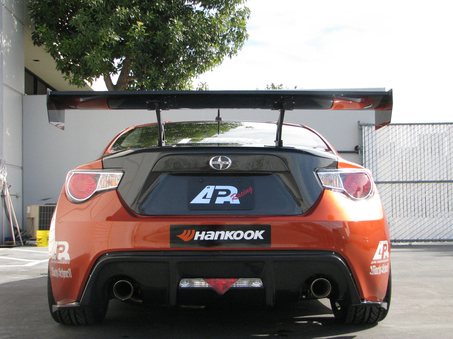 APR Scion FRS / Toyota GT86/ Subaru BRZ GT250 Carbon Fiber Rear Wing 2013-2016 w. 8" Pedestals Set