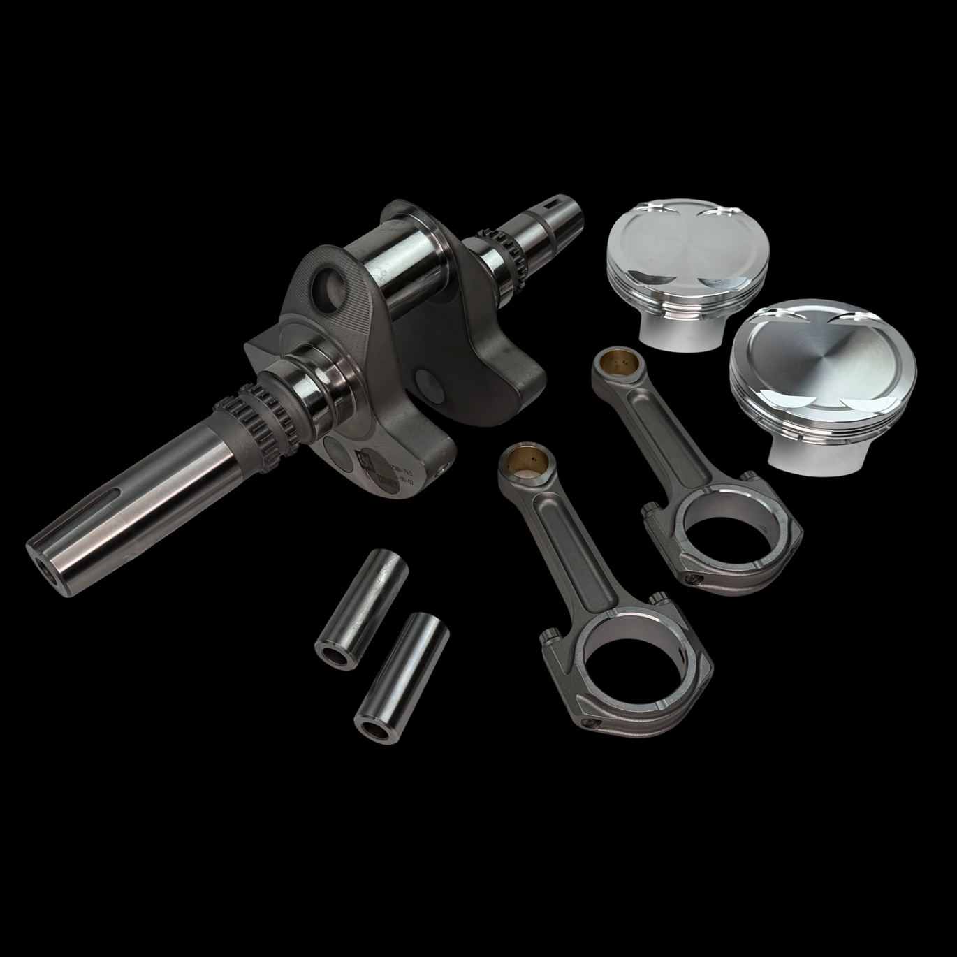 Brian Crower Stroker Kit w/EN40B HD Crank, MOAR Rods (Inverse Bolt), Custom CP Pistons BC0934-79.5