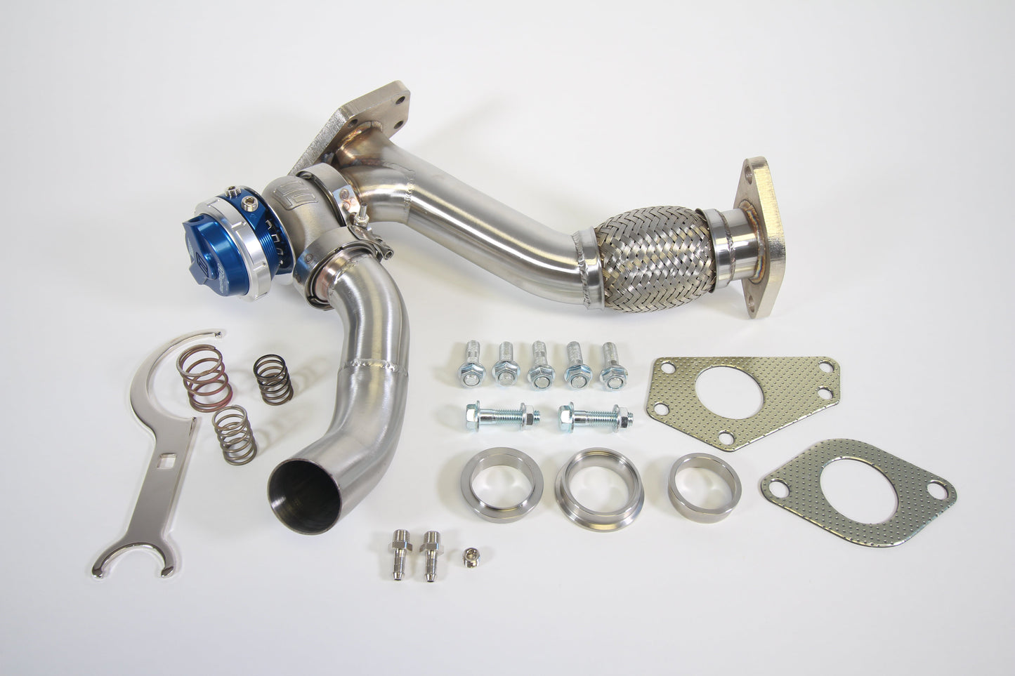 PrivateLabelMfg Power Driven Subaru EWG Up Pipe with Turbosmart WG40 Gen V Wastegate