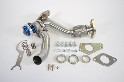 PrivateLabelMfg Power Driven Subaru EWG Up Pipe with Turbosmart WG40 Gen V Wastegate