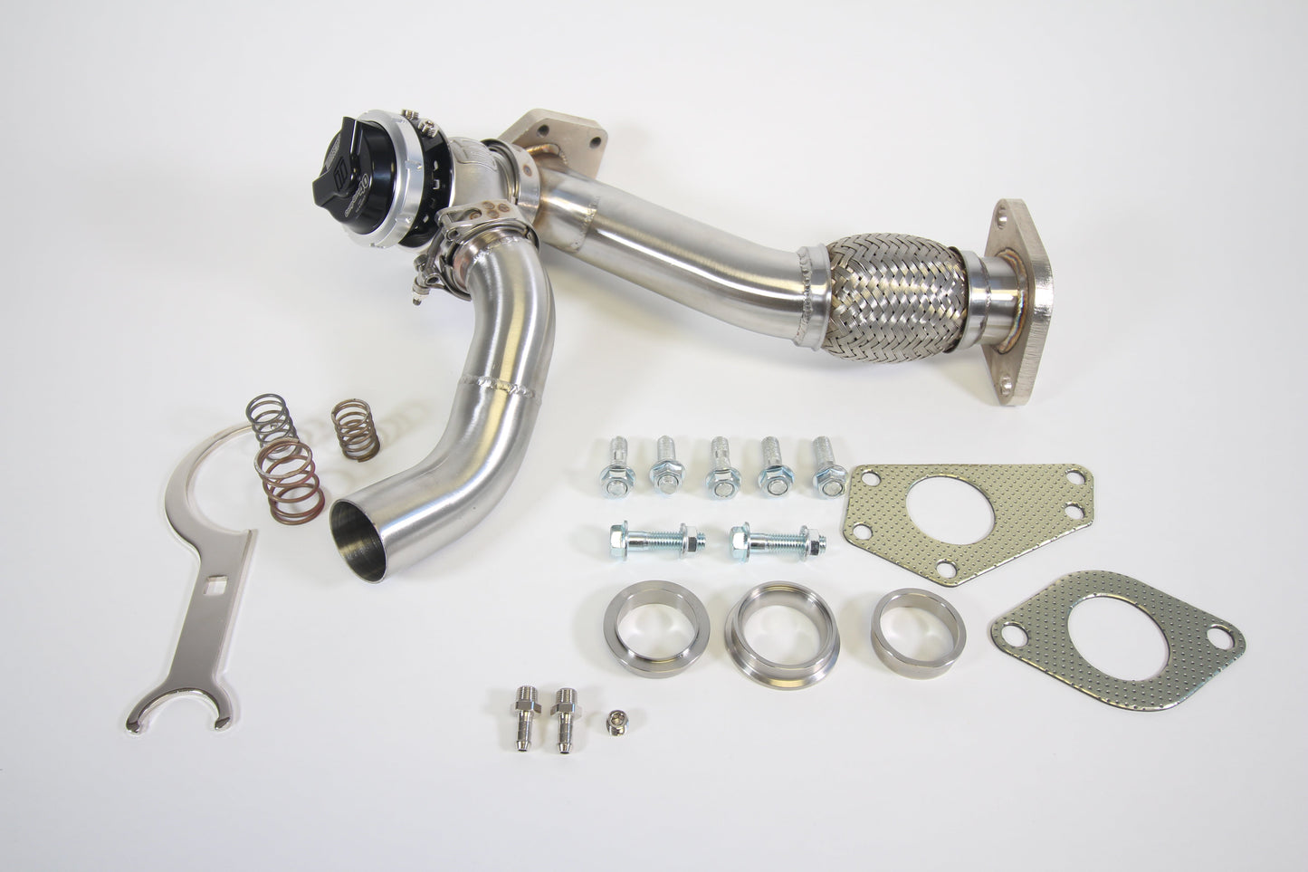 PrivateLabelMfg Subaru EWG 44mm Up Pipe with Turbosmart WG45 Gen V Wastegate