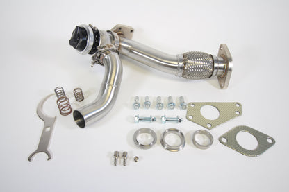 PrivateLabelMfg Subaru EWG 44mm Up Pipe with Turbosmart WG45 Gen V Wastegate