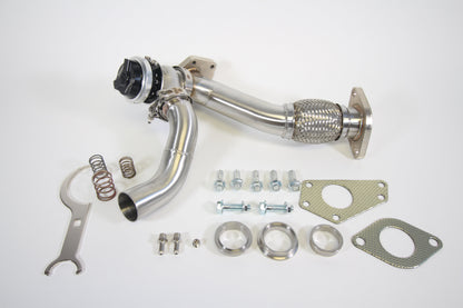 PrivateLabelMfg Power Driven Subaru EWG Up Pipe with Turbosmart WG40 Gen V Wastegate