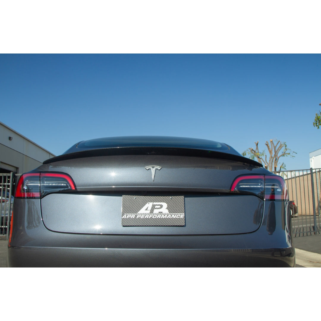 APR Garage Sale - Tesla Model 3 Carbon Fiber Rear Deck Spoiler 2017 - 2023