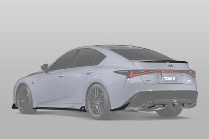 TOM'S Racing Carbon Fiber Rear Side Fin - Lexus IS500 [2022+]