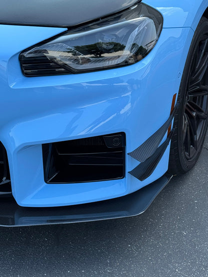 APR BMW G87 M2 Carbon Fiber Front Bumper Canards 2023-UP