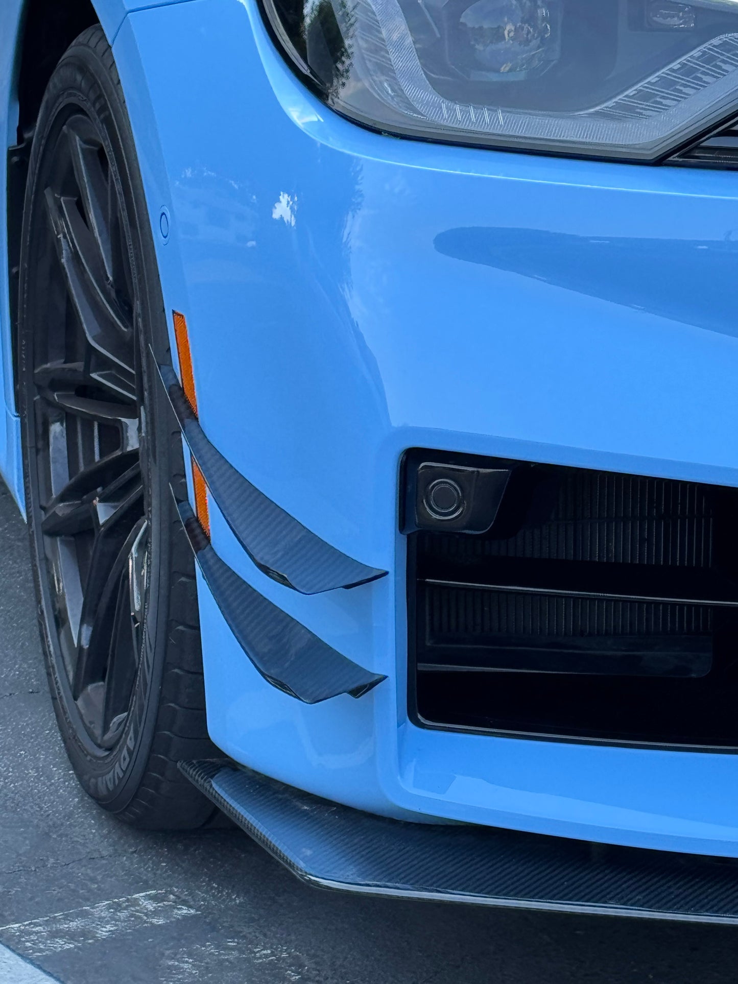 APR BMW G87 M2 Carbon Fiber Front Bumper Canards 2023-UP