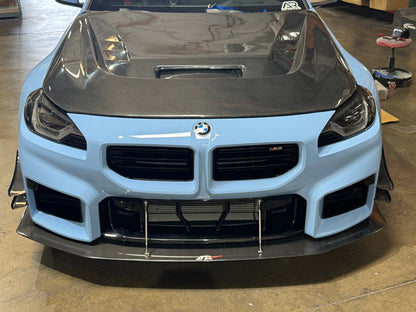 APR BMW G87 M2 Carbon Fiber Front Bumper Canards 2023-UP
