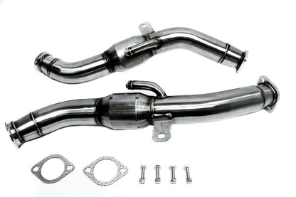 PrivateLabelMfg Infiniti Q50 Q60 2016 - 2023 Full Downpipes Kit - Catted