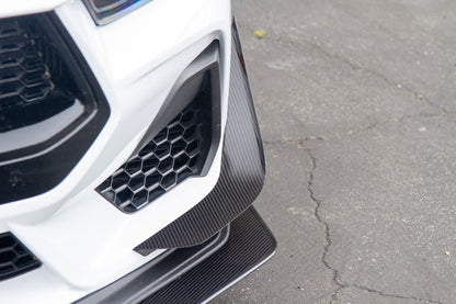 APR Ford Mustang GT S650 Carbon Fiber Front Bumper Canards 2024 - Current (does not fit Dark Horse bumper)
