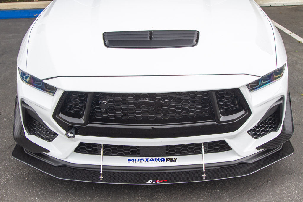 APR Ford Mustang GT S650 Carbon Fiber Front Bumper Canards 2024 - Current (does not fit Dark Horse bumper)