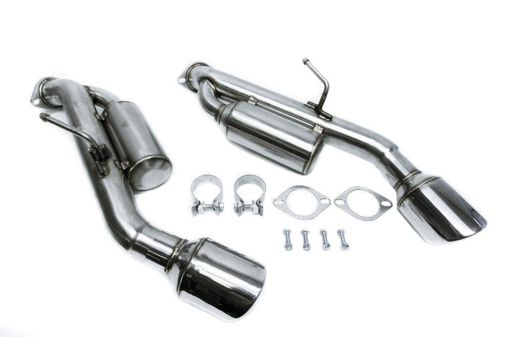 PrivateLabelMfg Infiniti Q50 Axle-Back Exhaust Helmholtz Resonated 2014+