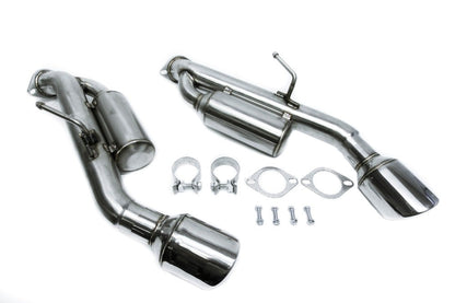 PrivateLabelMfg Infiniti Q50 Axle-Back Exhaust Helmholtz Resonated 2014+