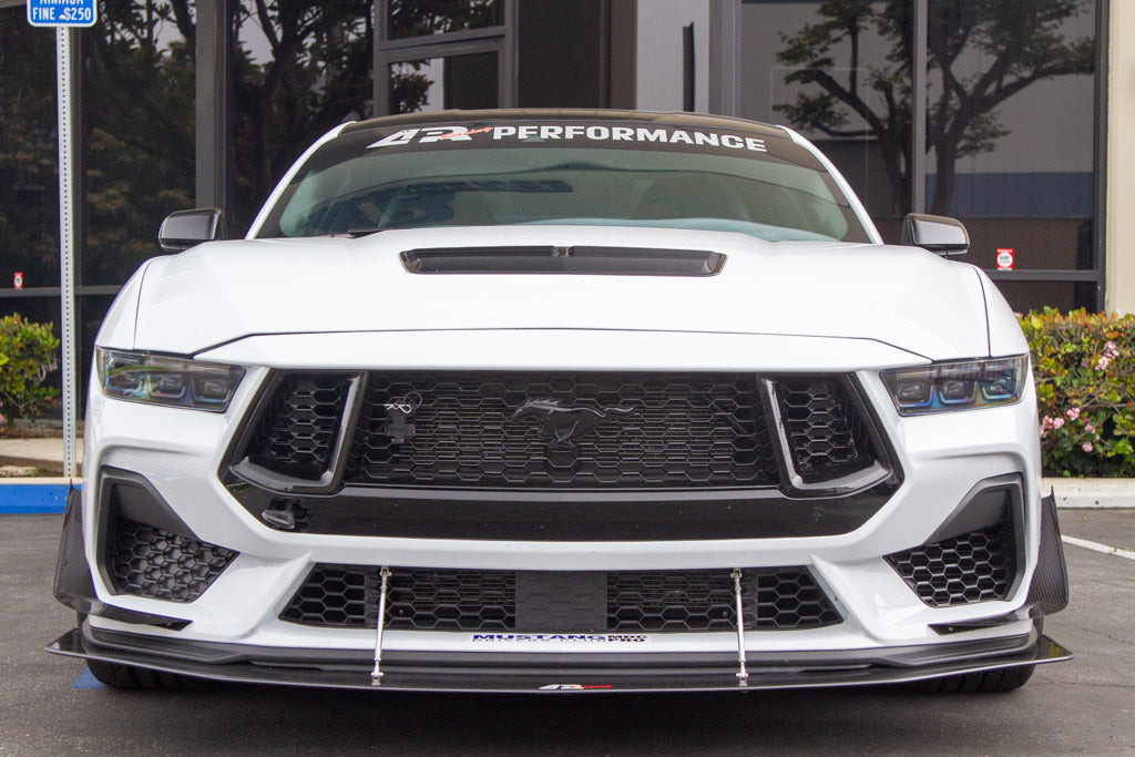 APR Ford Mustang GT S650 Carbon Fiber Front Bumper Canards 2024 - Current (does not fit Dark Horse bumper)