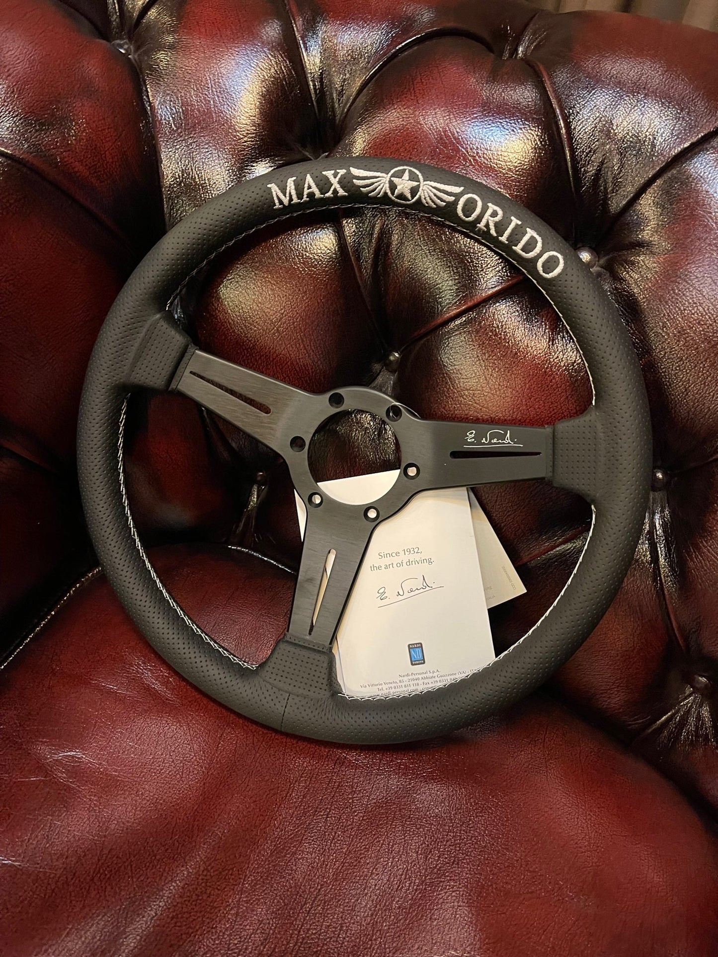 MAX ORIDO × NARDI 2021 Steering Wheel ** SOLD OUT ** *Discontinued