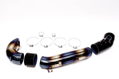 PrivateLabelMfg Turbo Inlet Pipe Kit Stainless Burnt Blue - 2017+ FK8 Civic Type R