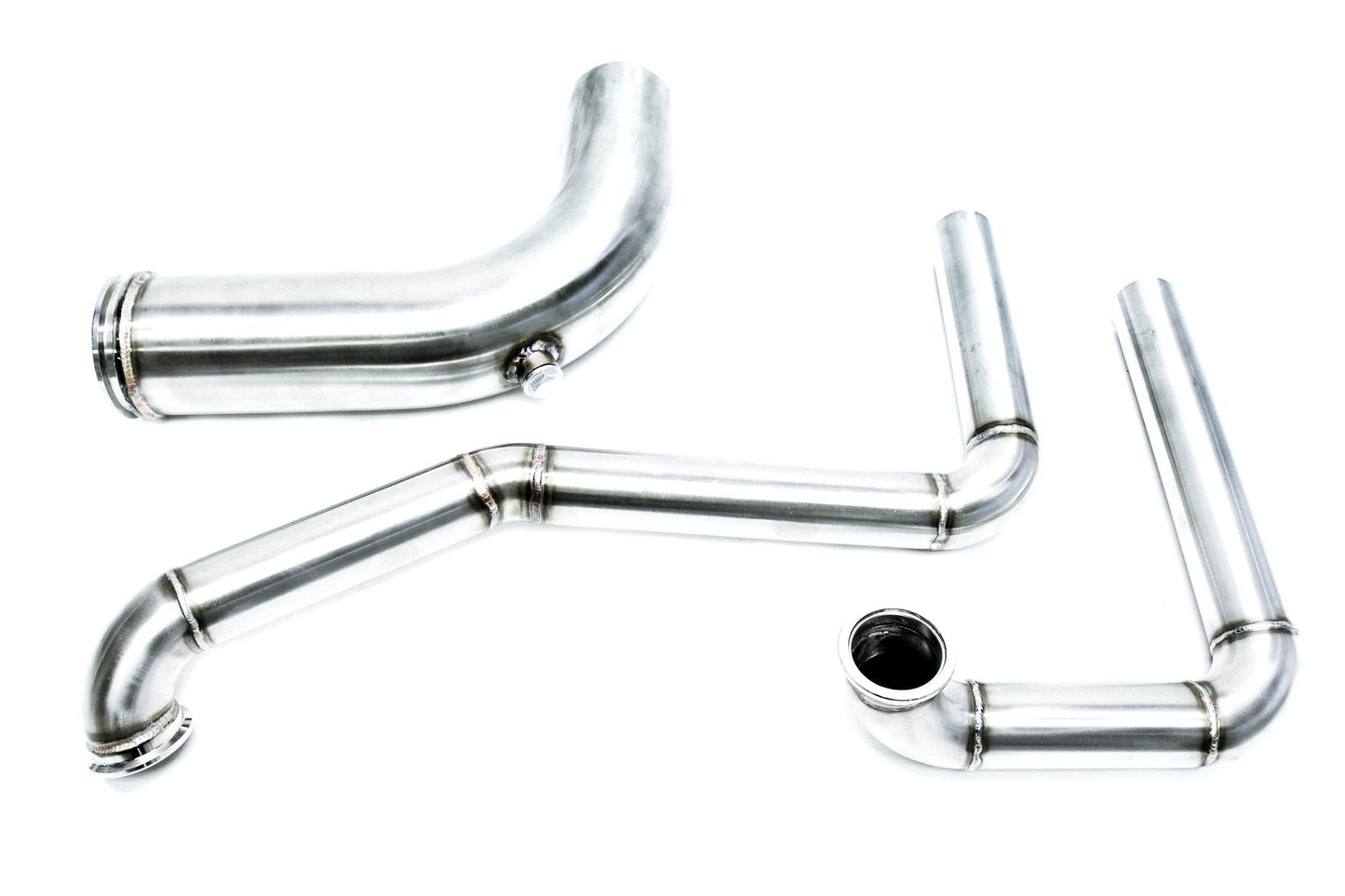 PrivateLabelMfg K-Series Hood Exit Up-Pipe & Dump Tube for Top Mount Turbo Manifold
