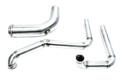 PrivateLabelMfg K-Series Hood Exit Up-Pipe & Dump Tube for Top Mount Turbo Manifold