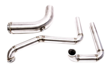 PrivateLabelMfg K-Series Hood Exit Up-Pipe & Dump Tube for Top Mount Turbo Manifold