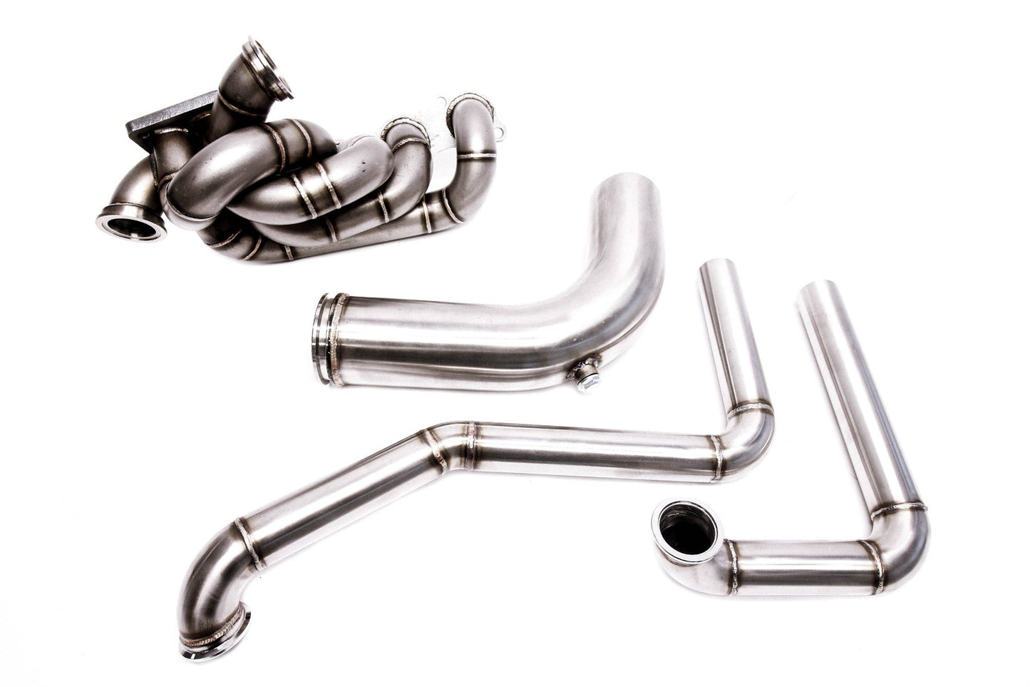 PrivateLabelMfg K-Series Hood Exit Up-Pipe & Dump Tube for Top Mount Turbo Manifold