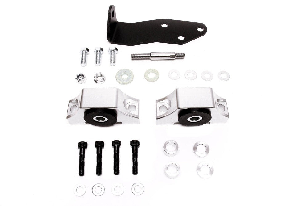 PrivateLabelMfg Precision Works Billet Engine Torque Mounts Black Edition - Honda B-Series B18 B20 B16