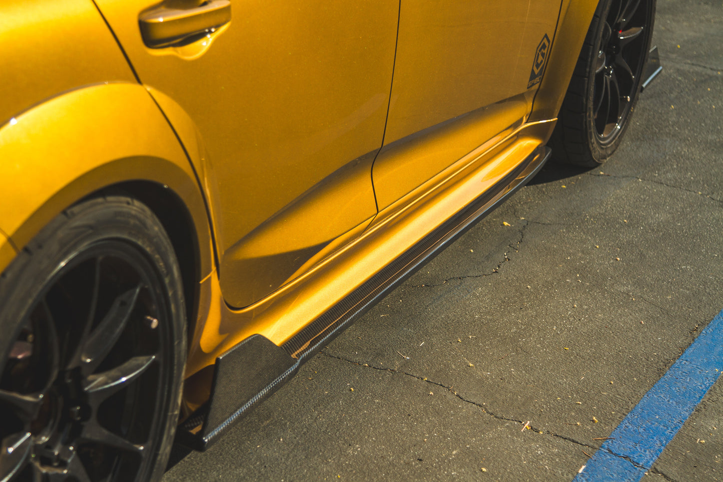 APR Acura Integra Type S DE5 Carbon Fiber Side Rocker Extensions/ Side Ski