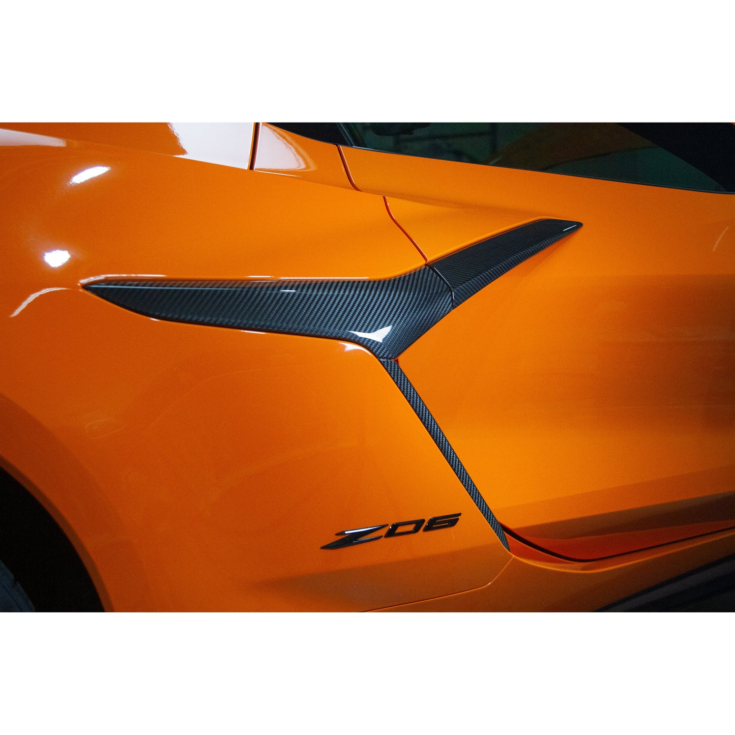 APR Chevrolet Corvette C8 Z06 Carbon Fiber Door and Quarter Panel Trims Package