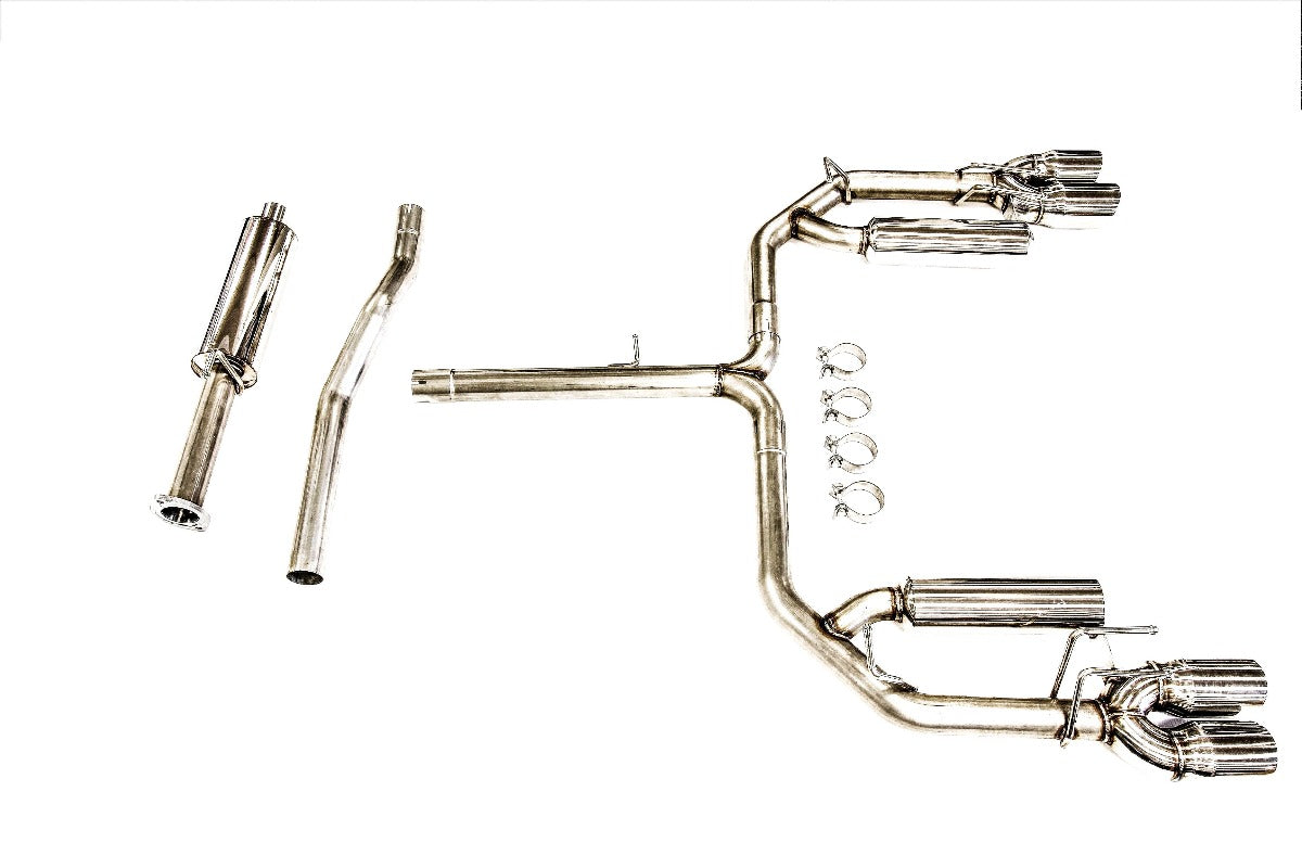 PLM Camry XSE V6 3.5L Cat-Back Exhaust 2018-2024 - Quad Tips *Discontinued