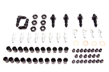 PrivateLabelMfg Precision Works Brake Line Tuck Kit Fittings Honda 88-00 Civic 90-01 Integra