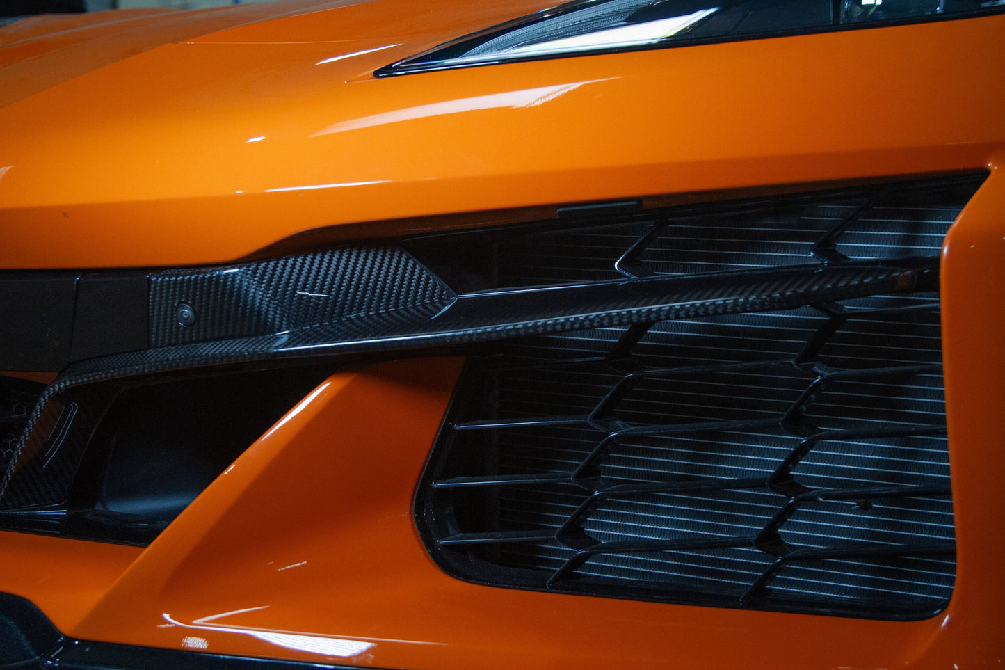 APR Chevrolet Corvette C8 Z06 Carbon Fiber Front Bumper Grille Inserts