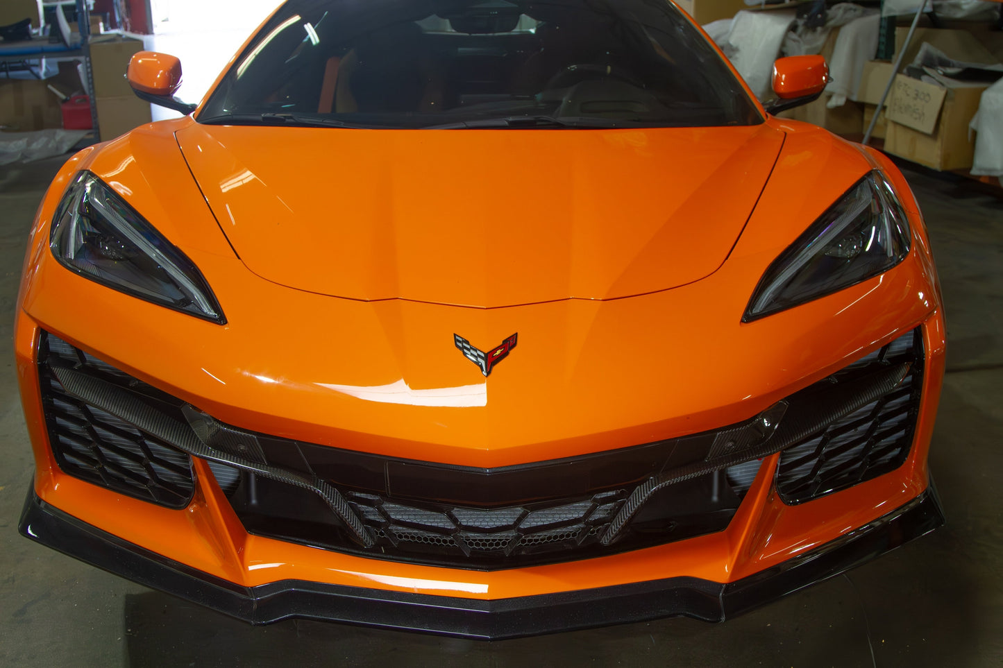 APR Chevrolet Corvette C8 Z06 Carbon Fiber Front Bumper Grille Inserts