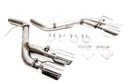 PLM Axle Back Muffler Delete Chevy Camaro V6 3.6L 2016 - 2022 Stainless Steel Quad Tips *Discontinued