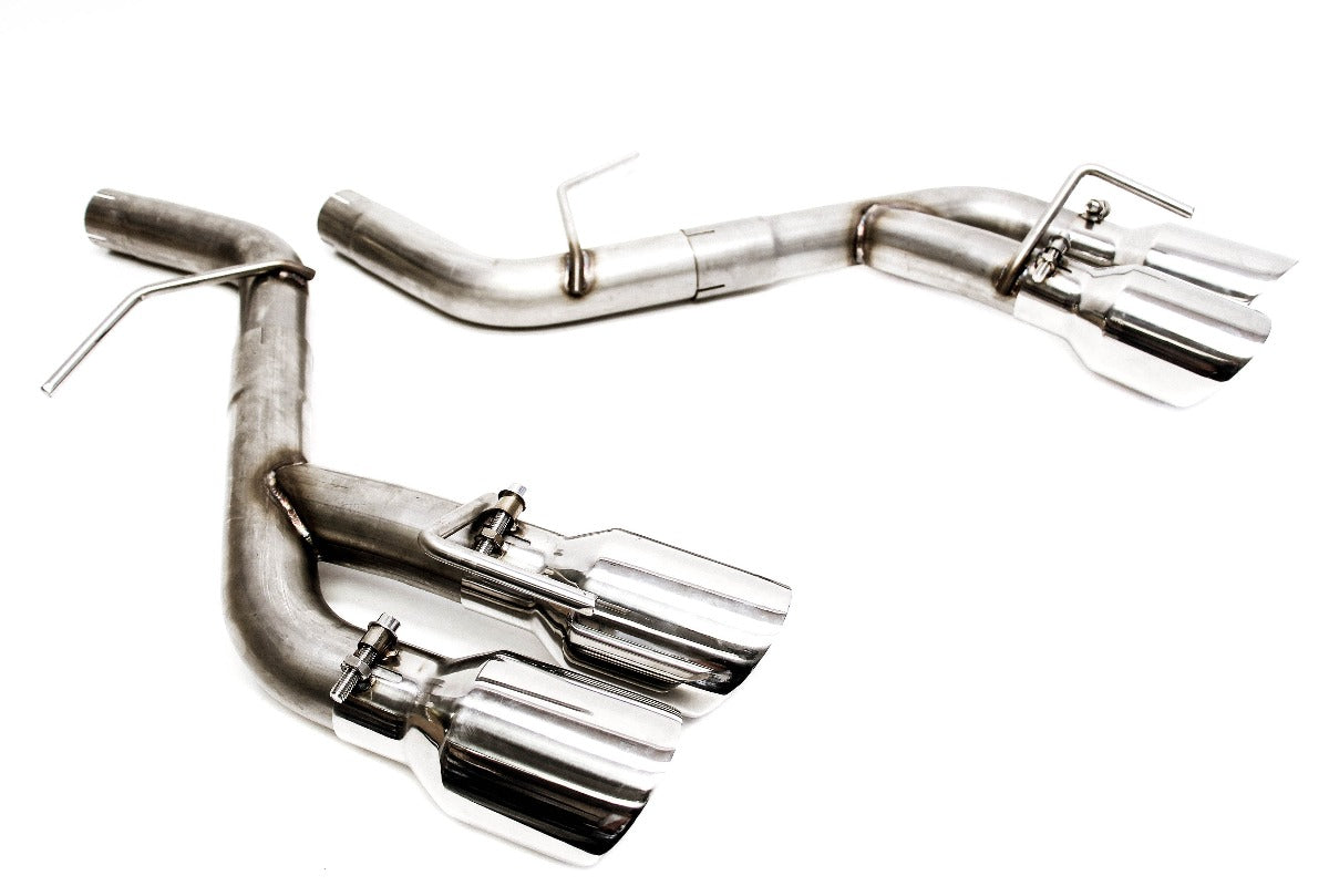 PLM Axle Back Muffler Delete Chevy Camaro V6 3.6L 2016 - 2022 Stainless Steel Quad Tips *Discontinued
