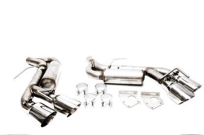 PLM Axle Back Muffler Delete Chevy Camaro V6 3.6L 2016 - 2022 Stainless Steel Quad Tips *Discontinued